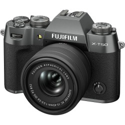 Fujifilm X-T50 XC15-45mm f/3.5-5.6 OIS PZ Charcoal Silver - Foto-Groep