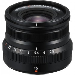 "Fujifilm XF 16mm f/2.8 R WR Zwart - Beste prijs en snelle levering bij Foto-Groep"