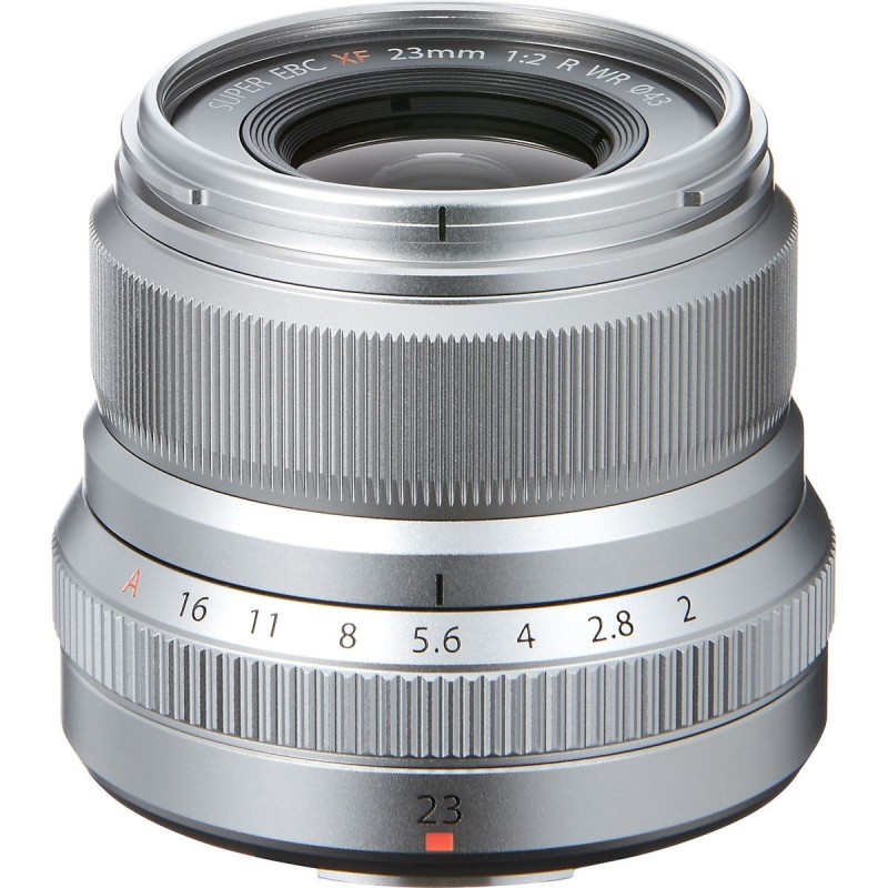 "Fujifilm XF 23mm f/2.0 R WR Zilver - Kwaliteitslens voor scherpe foto's"