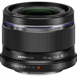 OM SYSTEM M.Zuiko Digital 25mm f/1.8 Zwart - Beste prijs bij Foto-Groep