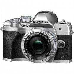 "OM SYSTEM Olympus E-M10 Mark IV 14-42mm f/3.5-5.6 II R Lens Zilver | Foto-Groep"