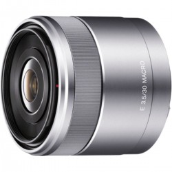 "Sony E 30mm f/3.5 Macro Zilver | Sony lens voor haarscherpe macrofoto's"