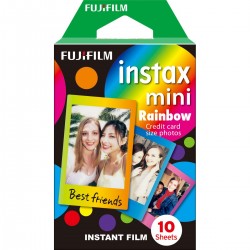 Fuji Instax Mini Colorfilm Rainbow - Enkel pak | Foto-Groep.nl