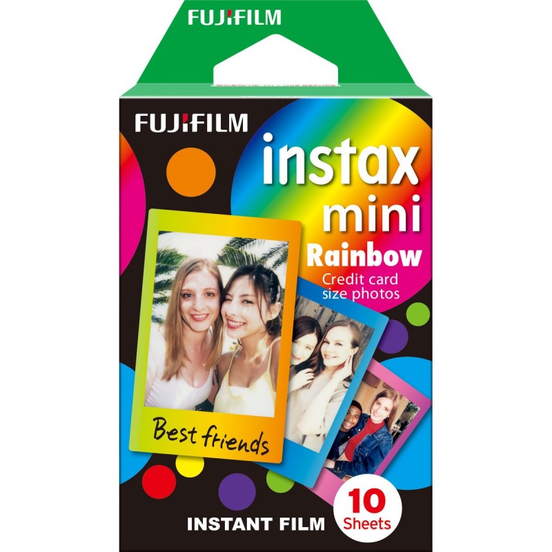 Fuji Instax Mini Colorfilm Rainbow - Enkel pak | Foto-Groep.nl