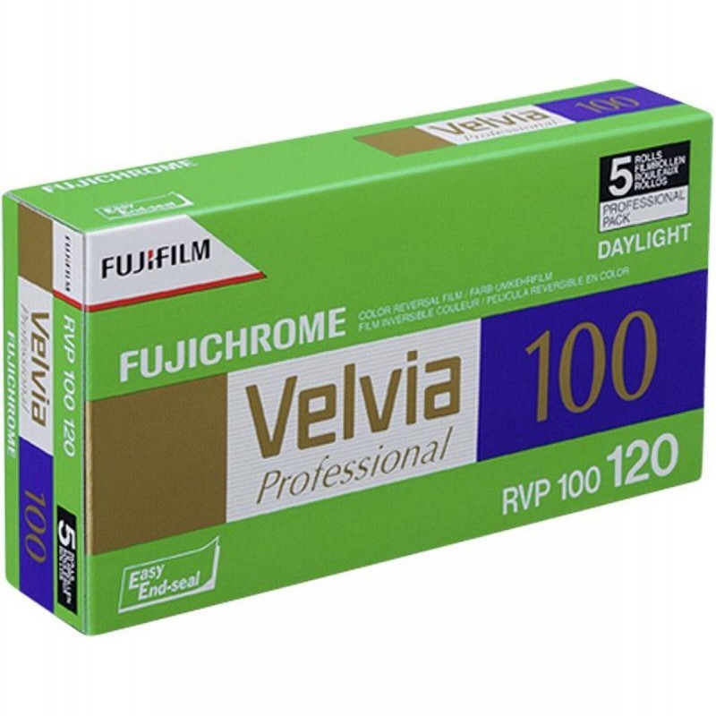 Fuji Velvia 100 120 film voor levendige foto's