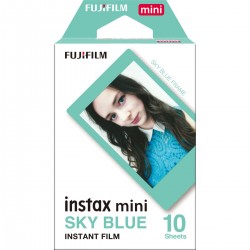 Fuji Instax Mini Colorfilm Blue Frame - Enkel pak