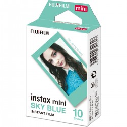 Fuji Instax Mini Colorfilm Blue Frame - Enkel pak