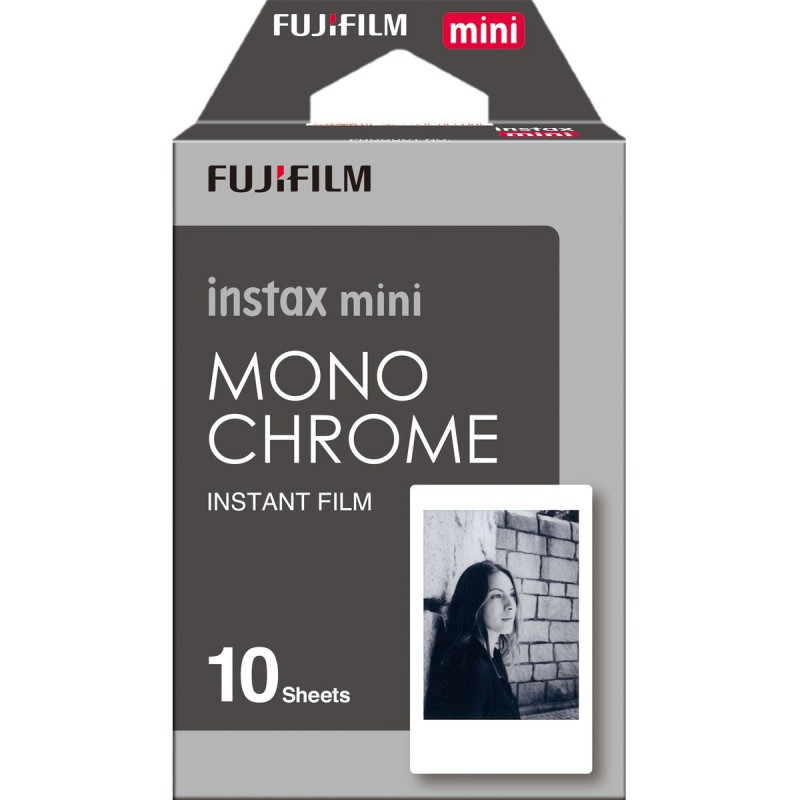 Fuji Instax Mini Colorfilm Monochrome - Enkel pak