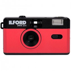 Ilford Camera Sprite 35-II Black And Red - Foto-Groep.nl