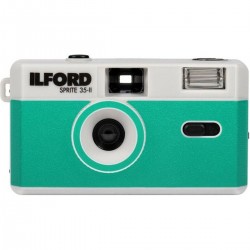 Ilford Camera Sprite 35-II: Silver And Teal - Foto-Groep.nl