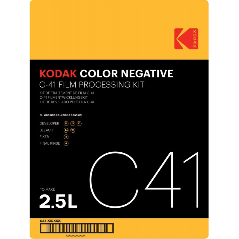 Kodak Colour Negative C-41 Film Processing Kit 2.5l - Foto Groep