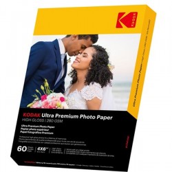 Kodak 60 Vellen 280G/M² Premium Fotopapier Hoog Glans A6 - Foto-Groep