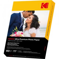 Kodak 60 Vellen 280G/M² Premium Fotopapier Hoog Glans A6 - Foto-Groep