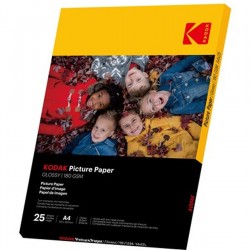 Kodak 25 Vellen Fotopapier Glans A4 - 180G/M² | Foto-Groep.nl