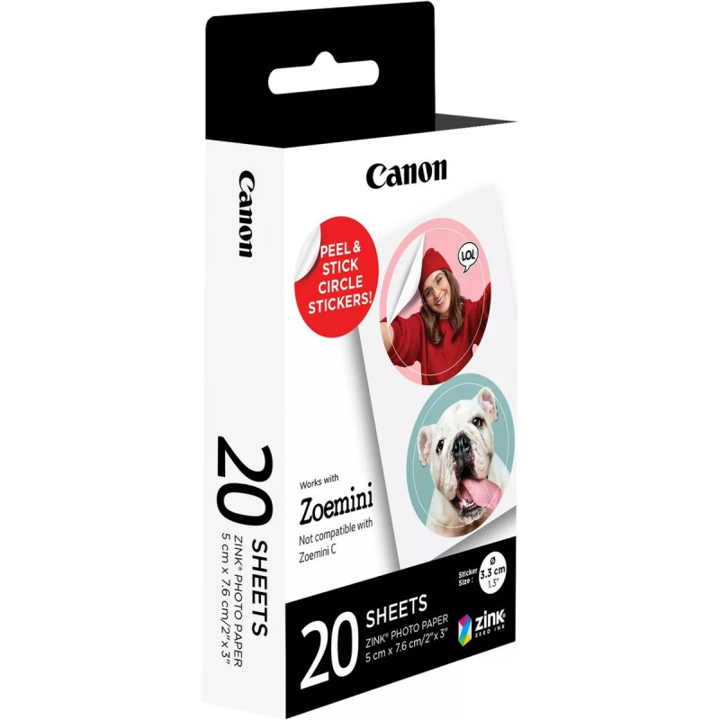 Canon Zink Paper ZP-2030-2C-20 EXP HB