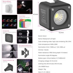 Ulanzi L2 Video Light Waterdicht w/ Accessories