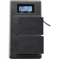 McoPlus Duocharger USB incl. 2x LP-E17 OP=OP