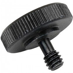 Caruba Adapterschroef 1/4"M - 1/4"F w/ Metalen Grip - Black