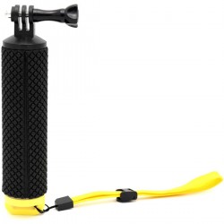 Caruba padded floating handgrip GoPro mount (zwart/geel)