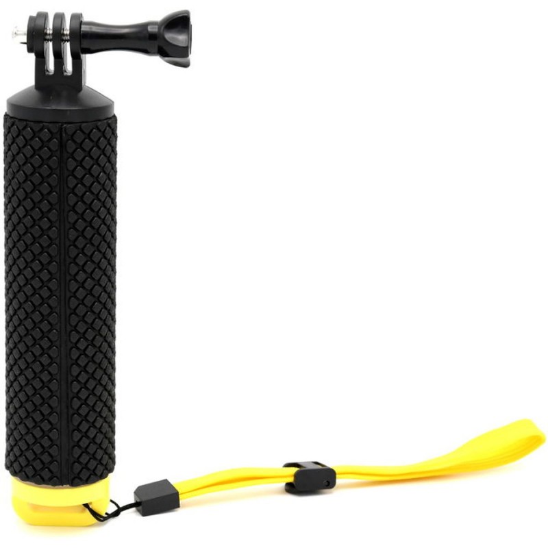 Caruba padded floating handgrip GoPro mount (zwart/geel)