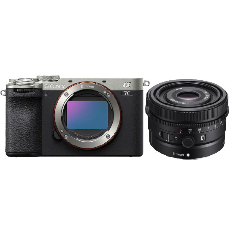 Sony A7C II Zilver FE 40mm f/2.5 G - Koop de nieuwste Sony camera bij Foto-Groep