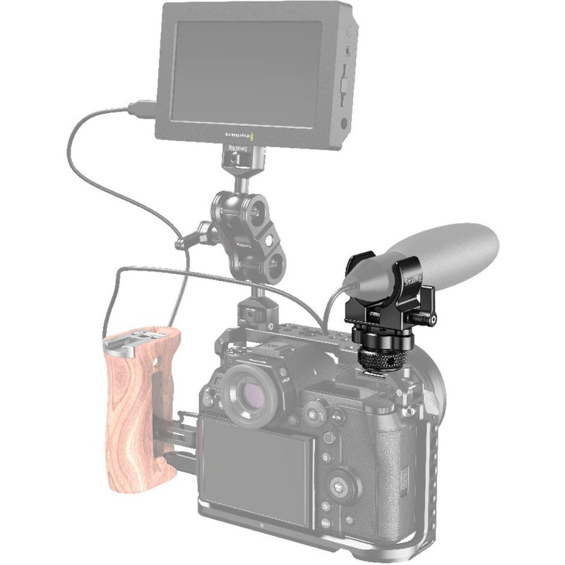 Zeker! Hier is een pakkende en SEO-geoptimaliseerde meta-titel voor de SmallRig 2352 Shotgun Microphone Holder (Cold Shoe):

"Sm