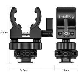 Zeker! Hier is een pakkende en SEO-geoptimaliseerde meta-titel voor de SmallRig 2352 Shotgun Microphone Holder (Cold Shoe):

"Sm
