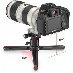 SmallRig 2664 Tabletop Mini Tripod met Panoramic Ball Head - Must-Have voor Camera Liefhebbers