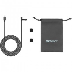 SmallRig 3453 Simorr Wave L3 Lightning Lavalier Mic - Perfecte Geluidskwaliteit voor Camera Enthousiastelingen