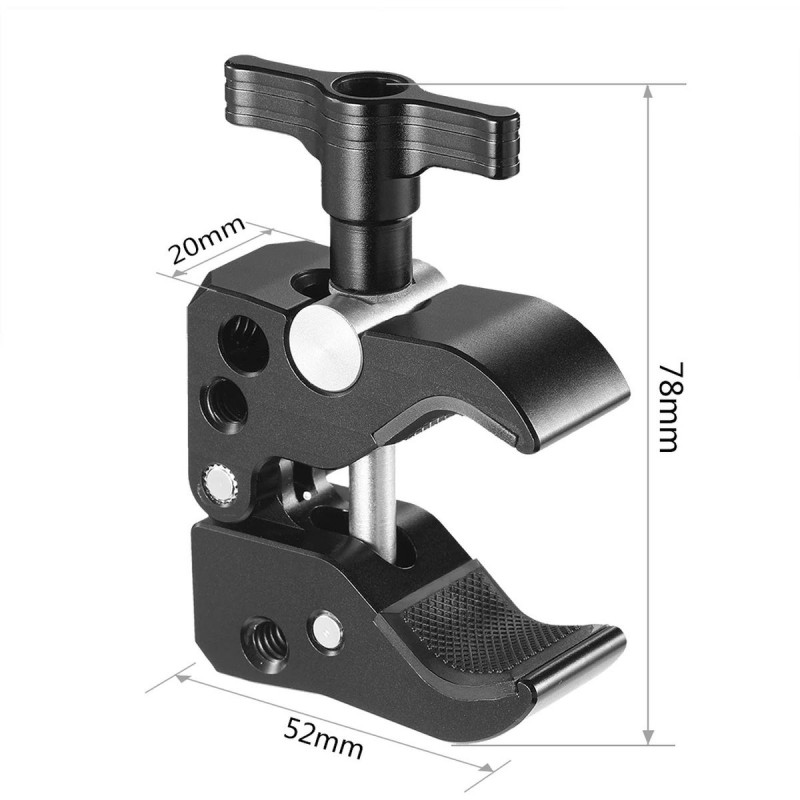 Zeker! Hier is een pakkende en SEO-geoptimaliseerde meta-titel voor de 2220 Super Clamp, gericht op camera liefhebbers:

"2220 S