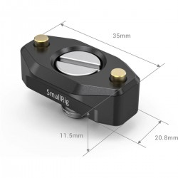 SmallRig 2501 NATO Rail met ARRI Locating Screw 35mm - Must-Have Accessoire voor Camera Enthousiastelingen
