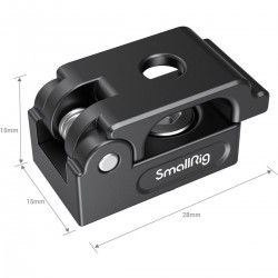 SmallRig 2418 Universele Veerkabelklem (2 stuks) - Must-Have Accessoire voor Camera Enthousiastelingen