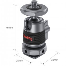 Zeker! Hier is een pakkende en SEO-geoptimaliseerde meta-titel voor de SmallRig 2948 Mini Ball Head met verwijderbare cold shoe 
