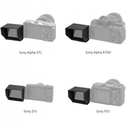SmallRig 3206 Zonneklep voor Alpha 7S III/7C/ZV-1/FX3 Camera - Must-Have Accessoire voor Camera Enthousiastelingen