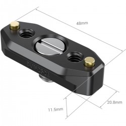 SmallRig 2521 NATO Rail met ARRI Locating Screw 48mm - Must-Have Accessoire voor Camera Enthousiastelingen