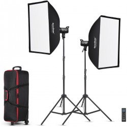 Godox SL100BI LED Video Light Two Light Kit