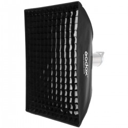 Paraplu Softbox Bowens 80x120 met Grid