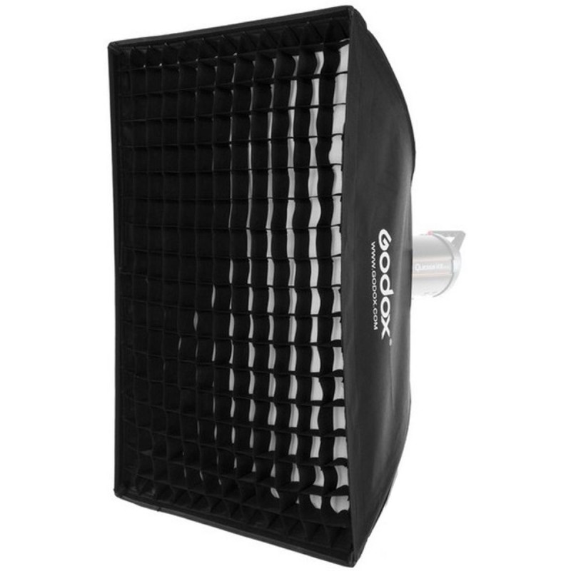 Paraplu Softbox Bowens 80x120 met Grid