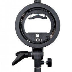 S bracket Elinchrom Rotolux + Softbox 80x80cm
