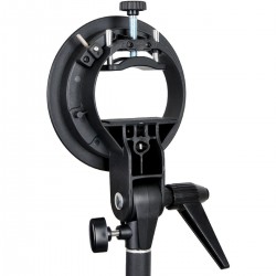 S bracket Elinchrom Rotolux + Softbox 80x80cm