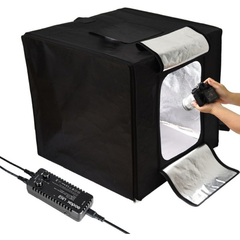 Portable Double Light LED Ministudio L40x40x40cm