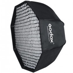 Paraplu Softbox Bowens 95cm met Grid