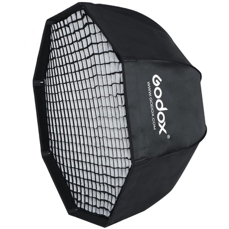 Paraplu Softbox Bowens 95cm met Grid