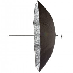 Flitsparaplu Zwart/Zilver 185cm