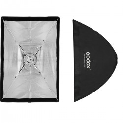 Paraplu Softbox Bowens 60x90 met Grid
