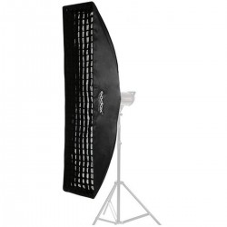 Softbox Bowens Mount + grid 40x180cm