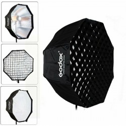 Softbox met paraplu aansluiting 95cm + grid