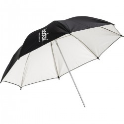 Flitsparaplu Doorschijnend Wit/Zwart 101cm