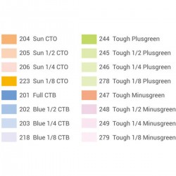 Color Gels 16pcs