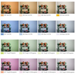 Color Gels 16pcs